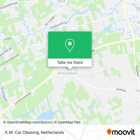 K.M. Car Cleaning map