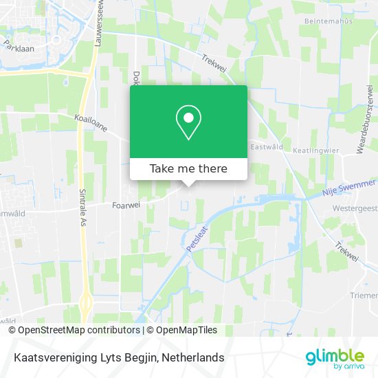 Kaatsvereniging Lyts Begjin Karte