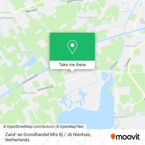 Zand- en Grondhandel Mts Bj / Jb Nienhuis map