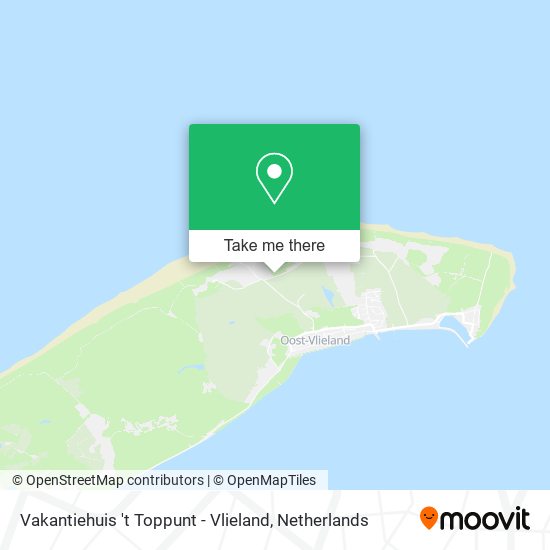 Vakantiehuis 't Toppunt - Vlieland map