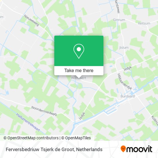 Ferversbedriuw Tsjerk de Groot map