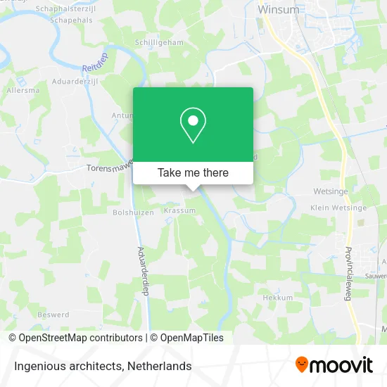 Ingenious architects map