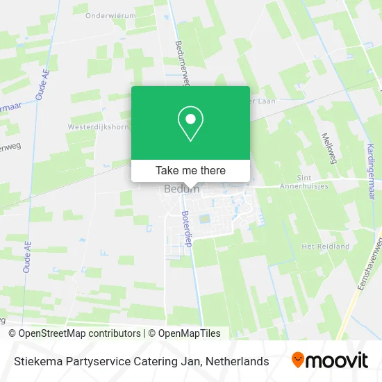 Stiekema Partyservice Catering Jan map