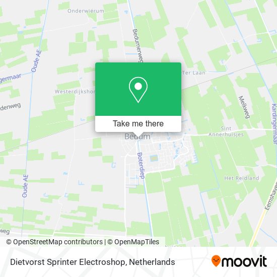 Dietvorst Sprinter Electroshop map