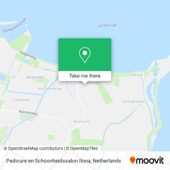 Pedicure en Schoonheidssalon Ilona map