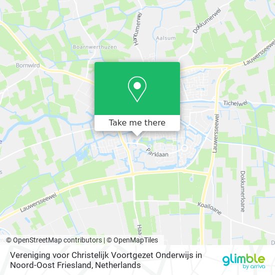 Vereniging voor Christelijk Voortgezet Onderwijs in Noord-Oost Friesland map