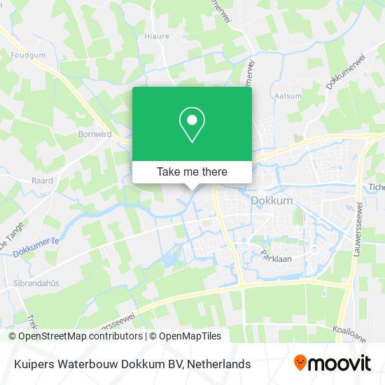 Kuipers Waterbouw Dokkum BV map