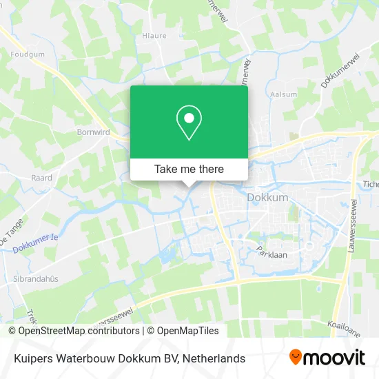 Kuipers Waterbouw Dokkum BV map