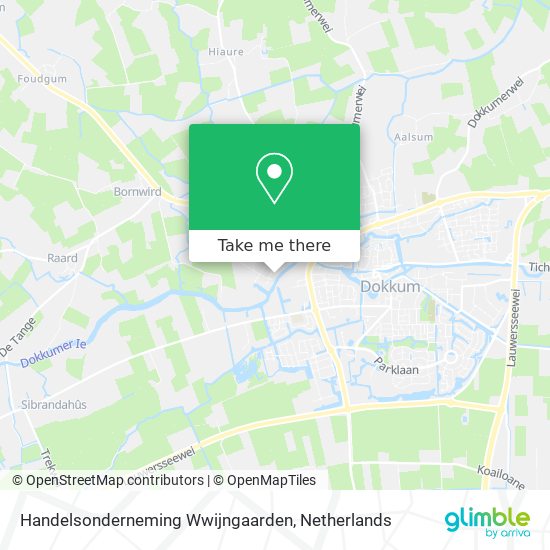 Handelsonderneming Wwijngaarden Karte