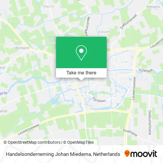 Handelsonderneming Johan Miedema Karte