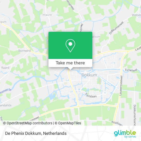 De Phenix Dokkum map