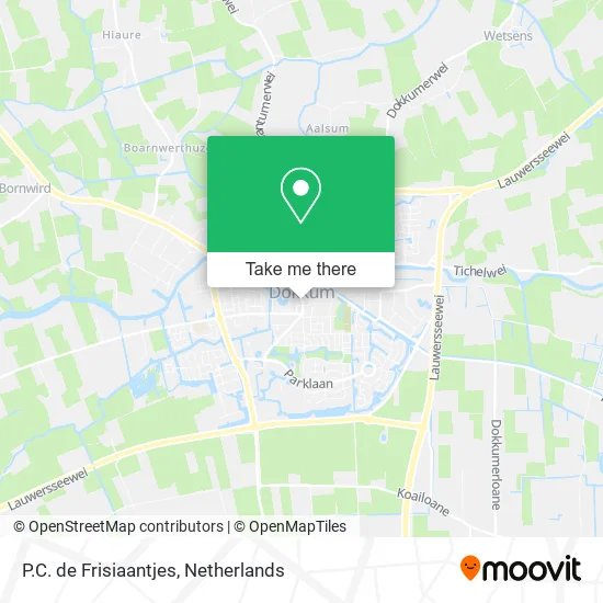 P.C. de Frisiaantjes map