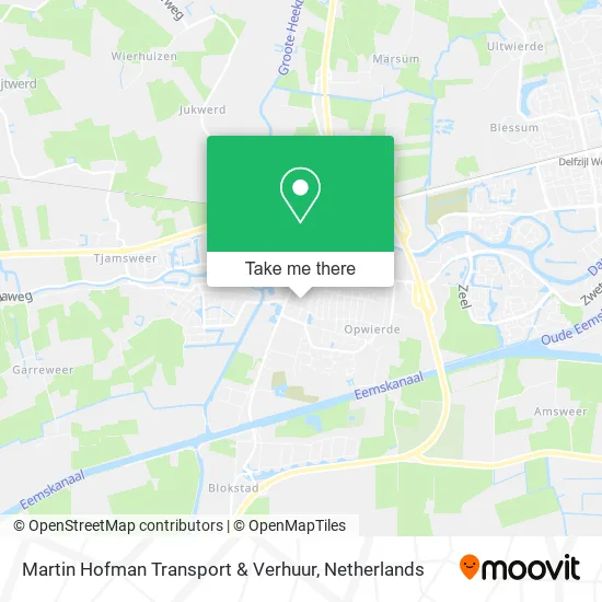 Martin Hofman Transport & Verhuur map