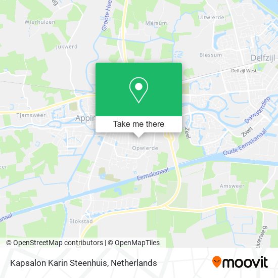 Kapsalon Karin Steenhuis map