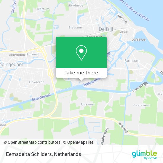 Eemsdelta Schilders map