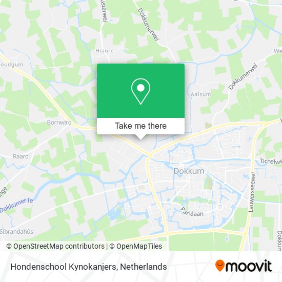 Hondenschool Kynokanjers map