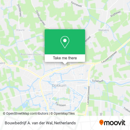 Bouwbedrijf A. van der Wal map