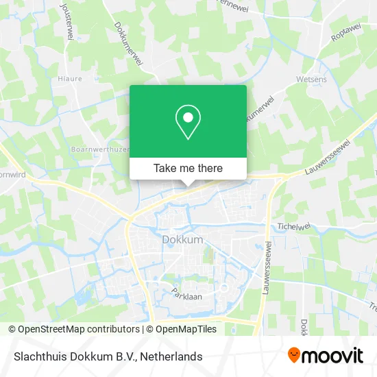 Slachthuis Dokkum B.V. map