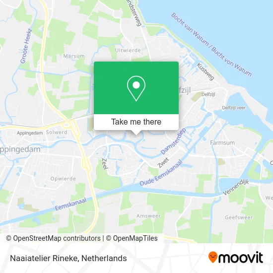 Naaiatelier Rineke map