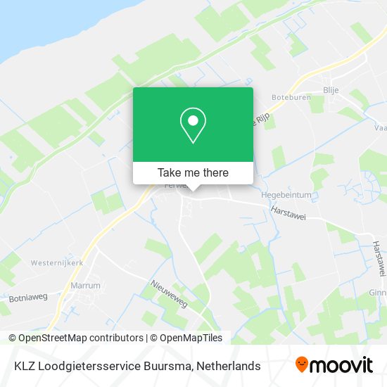 KLZ Loodgietersservice Buursma map