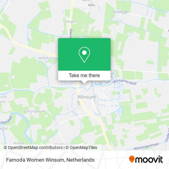 Famoda Women Winsum map