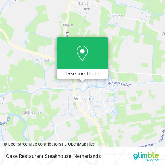 Directions To The Nearest Steakhouse How To Get To Oase Restaurant Steakhouse In Winsum By Bus Or Train?