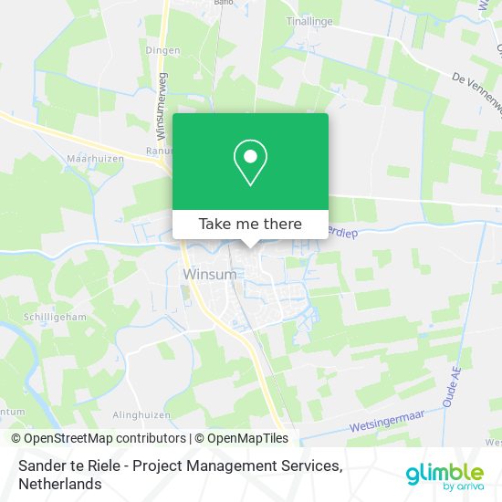 Sander te Riele - Project Management Services map