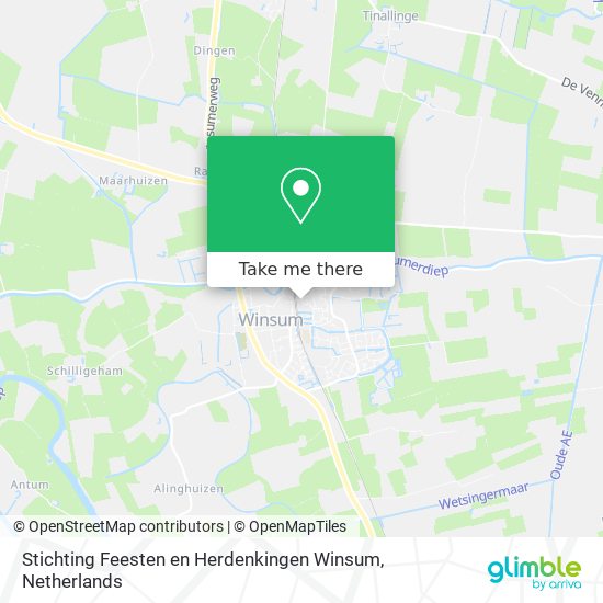 Stichting Feesten en Herdenkingen Winsum Karte