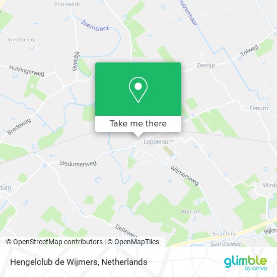 Hengelclub de Wijmers map