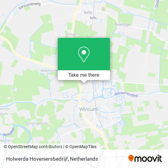 Holwerda Hoveniersbedrijf Karte