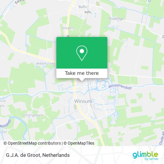 G.J.A. de Groot map