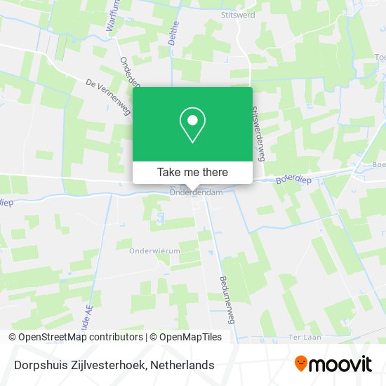 Dorpshuis Zijlvesterhoek map