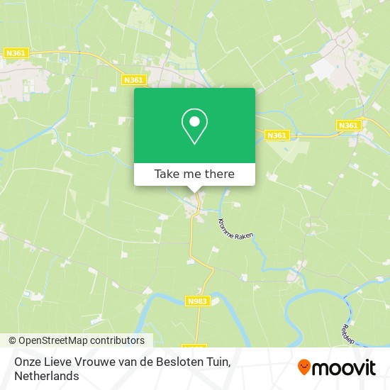 Onze Lieve Vrouwe van de Besloten Tuin map