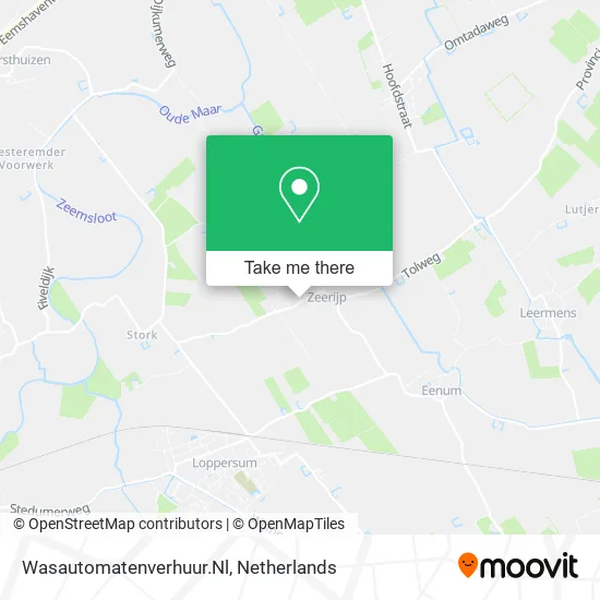 Wasautomatenverhuur.Nl map