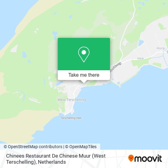 Chinees Restaurant De Chinese Muur (West Terschelling) map