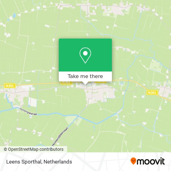 Leens Sporthal map