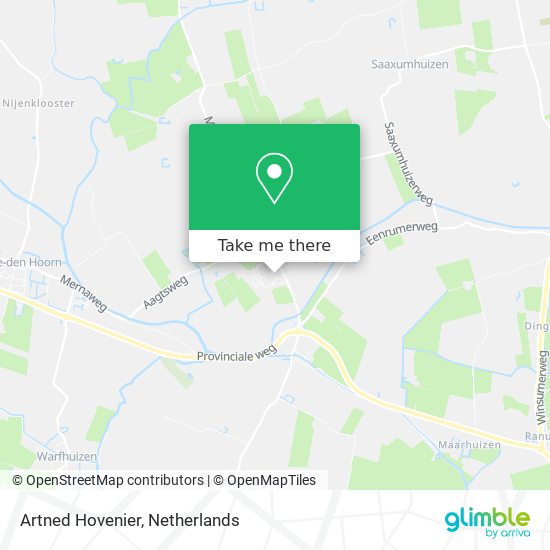 Artned Hovenier map