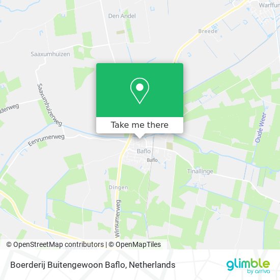 Boerderij Buitengewoon Baflo map