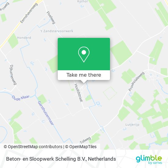 Beton- en Sloopwerk Schelling B.V. map