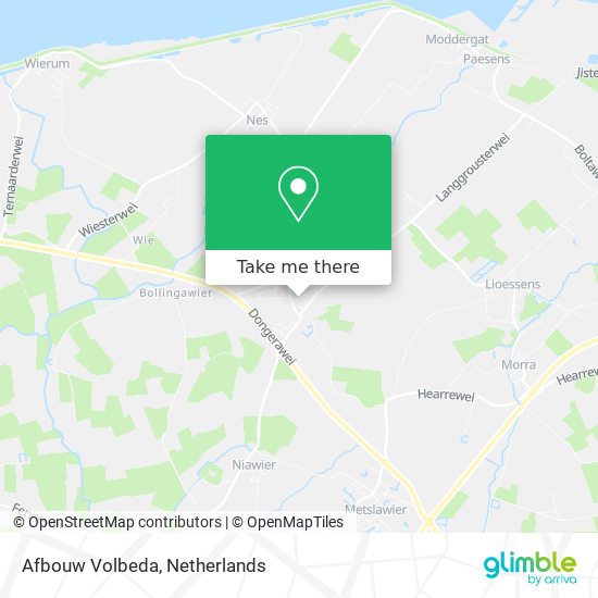 Afbouw Volbeda Karte