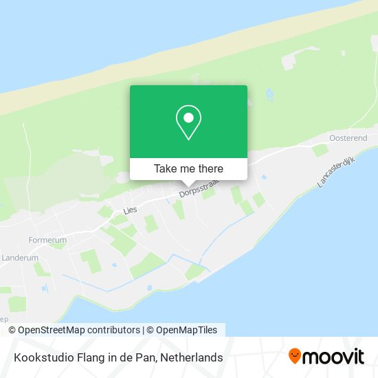 Kookstudio Flang in de Pan map