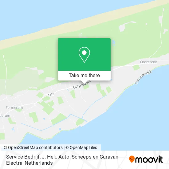 Service Bedrijf, J. Hek, Auto, Scheeps en Caravan Electra map