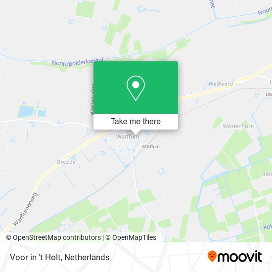 Voor in 't Holt map