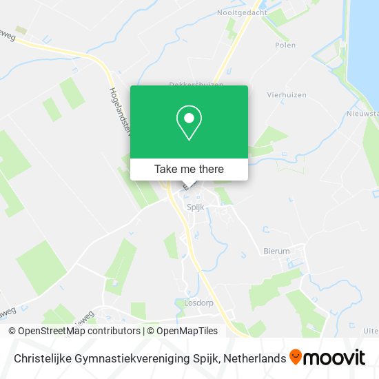 Christelijke Gymnastiekvereniging Spijk Karte