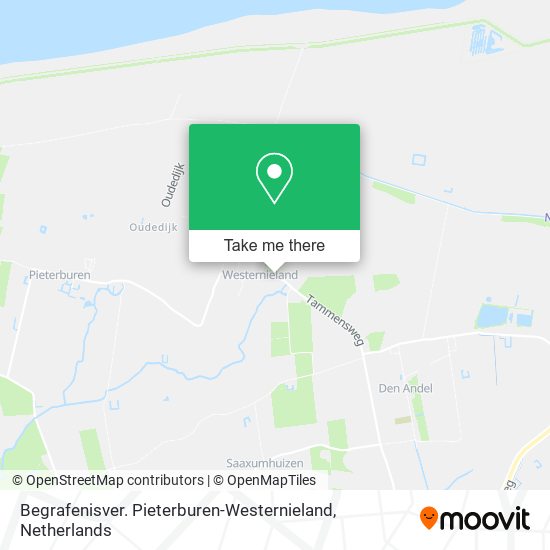 Begrafenisver. Pieterburen-Westernieland map