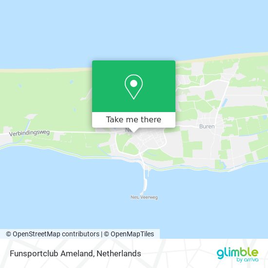 Funsportclub Ameland map