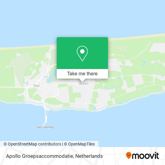 Apollo Groepsaccommodatie map