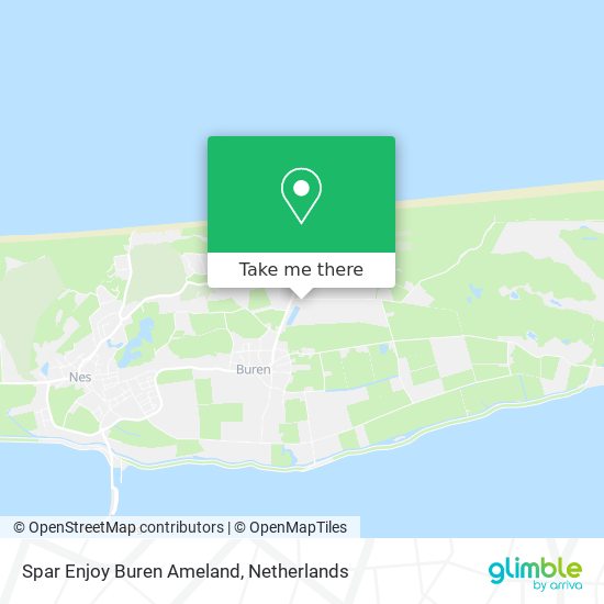 Spar Enjoy Buren Ameland map