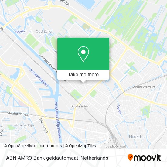 ABN AMRO Bank geldautomaat map