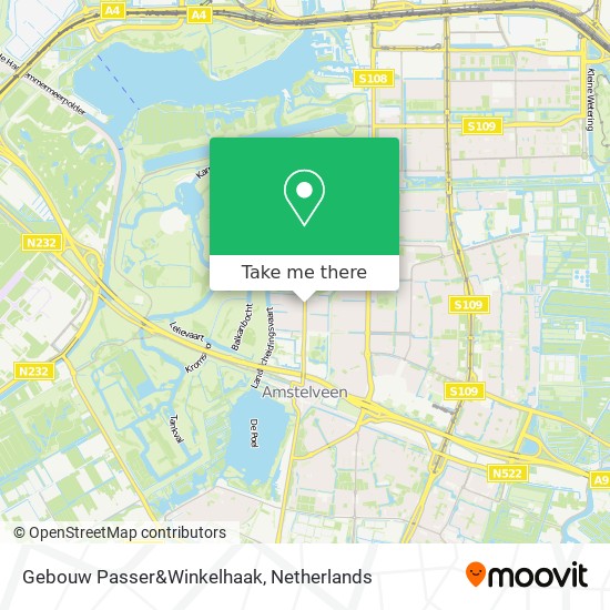 Gebouw Passer&Winkelhaak Karte